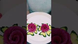 Beautiful dragon fruit cutting amazing plate decorationsshortsfruitfruitcutting [upl. by Novyaj478]