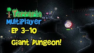 GIANT DUNGEON Terraria Lets Play Multiplayer With Friends Ep 310 13 PC Gameplay [upl. by Rot504]