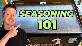 How to START and SEASON a New BLACKSTONE Griddle The RIGHT Way [upl. by Longerich824]