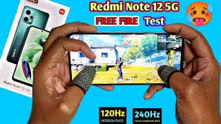 Redmi Note 12 5G Free Fire Gameplay  Heating  Battery Drain Test  Redmi Note 12 5G Free Fire [upl. by Ecela92]