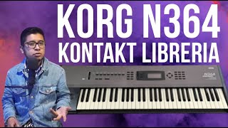 KORG N364  SAMPLES KONTAKT  Leads Coros Brass Strings y mas  LIBRERIA REVIEW [upl. by Yelyak80]