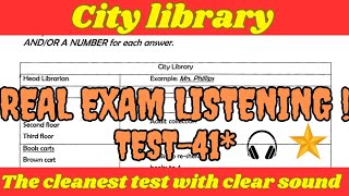 city library ielts listening test with answers [upl. by Jeramey]