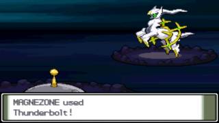 Pokémon Platinum  Capturing Arceus [upl. by Horsey322]