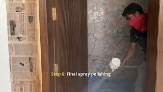 How is wood polishing done by Clean Fanatics [upl. by Akema]