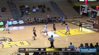 Valpo Crusaders WBB vs Western Michigan Broncos 12292013 [upl. by Oicirbaf]