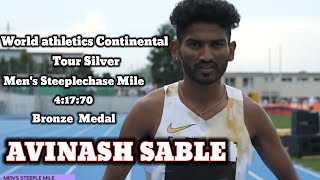 Mens Steeplechase Mile Bronze 🥉 41770Athleticsfederationofindia [upl. by Hnib978]