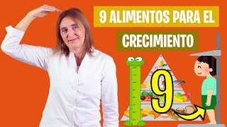 Los MEJORES ALIMENTOS para CRECER FUERTE y SANO  Dieta para el crecimiento  Nutrición infantil [upl. by Nolla]