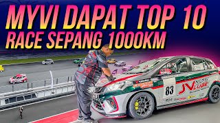 😱 Myvi G3 Dapat TOP 10 Race Sepang 1000km [upl. by Alebasi]