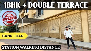 1BHK DOUBLE TERRACE🏡RERA APPROVED 💥mumbai home neralproperty youtube building salerealestate [upl. by Nilrac]