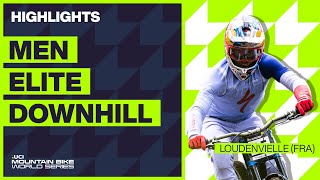 Loudenvielle  Men Elite DHI Highlights  2023 UCI MTB World Cup [upl. by Aciruam]