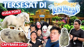 LOST WORLD OF TAMBUN IPOH‼️ BINATANG LUCU amp RUMAH HANTU‼ BEST THEME PARK IPOH VLOG STRIPES INDONESIA [upl. by Schmeltzer]