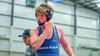 132 – Anthony Riley G of IL CornStars Silver vs Cooper Rathburn R of Pursuit Wrestling OH [upl. by Alban927]