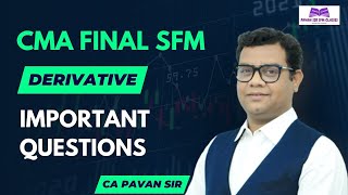 Cma Final Sfm Derivative Important Questions [upl. by Hu]