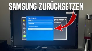 Samsung Fernseher zurücksetzen Anleitung Deutsch [upl. by Desi]