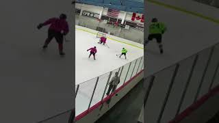 Goalie Collision Friendly fire is on hockey hockeyfails [upl. by Calan716]