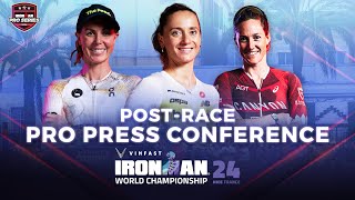 Post Race Press Conference  2024 VinFast IRONMAN World Championship Nice Womens Edition [upl. by Lounge564]