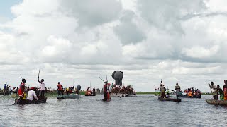 The Kuomboka Ceremony  One of Zambias biggest cultural events [upl. by Kinghorn255]