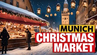 Christmas Market Munich  Germanys Holiday Wonderland [upl. by Ellehcir579]