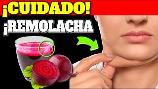 ¡IMPACTANTES EFECTOS de COMER REMOLACHA TODOS los DÍAS PROPIEDADES MEDICINALES [upl. by Imojean]