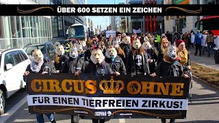 MegaDemo 650 demonstrieren für einen tierfreien Zirkus  25217 München  CircusOHNE [upl. by Najtsirk]