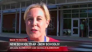 THE FIRST DAY OF SCHOOL 2 NEW ELEMENTARY SCHOOLS OPEN IN TUSCALOOSA CITY [upl. by Lancelle]