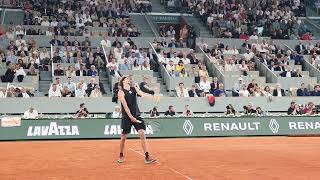 Loge Seat  Alexander Zverev  court view Impressive Zverev movement [upl. by Ingaberg]