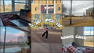 Indian Student in USA  Arkansas State University  Orientation day Campus tour  Room Tour [upl. by Stewardson]