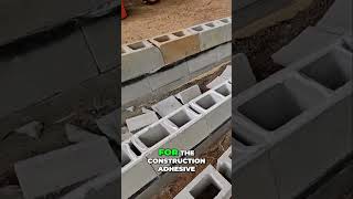 Laying Concrete Block Maximizing Surface Area for Adhesion diy blockwork construction itworks [upl. by Ettenhoj]