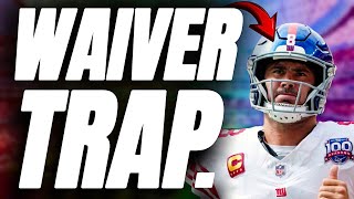 DO NOT Add These Waiver Wire TRAPS In Week 10 Fantasy Football [upl. by Varden716]