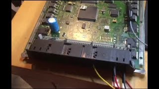 Mercedes CLK430 W208 ME28 ECU How to program used ECU with KTAG to swap with original [upl. by Ydissac]