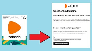 Zalando Gutschein Code einlösen Anleitung ✅ [upl. by Shelbi]