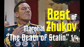 Best of Marshal Zhukov Jason Issacs in The Death of Stalin 2017 14 EngMagyarEsp subs [upl. by Eah920]