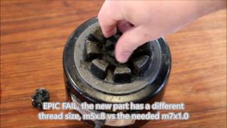 Waring Blendor hgb150 coupling removal and replacement [upl. by Hilaria312]