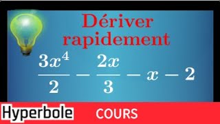 Savoir dériver rapidement les fonctions xn • polynôme • Bien utiliser les formules Cours Dérivation [upl. by Jacquelin]