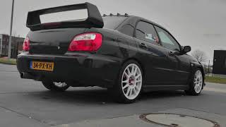 Subaru Impreza WRX 2005  Stanceparts Air Cup lift system [upl. by Aicak]