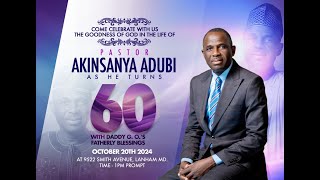 Pastor Akinsanya Adubi  60  October 20th 2024 [upl. by Ecylahs162]