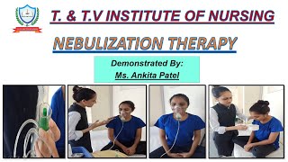 Nebulization therapy [upl. by Shantha]