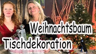 DIY  Weihnachtsdeko selber machen  🎄 Weihnachtsbaum für den Tisch [upl. by Lengel]