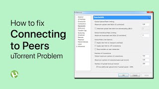 Fix uTorrent “Connecting to Peers” Problem  Not Downloading [upl. by Delacourt]