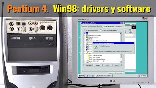 Proyecto Pentium 4 IX Configuración de Windows 98 drivers DirectX navegadores y software [upl. by Lati]