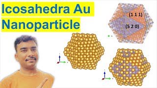 Create Icosahedral Au nanoparticles with VESTA software [upl. by Lidstone]