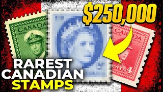 1000000 For a Rare Stamp From Canada The 12 Rarest Canadian Stamps [upl. by Bunker]