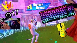 Steelseries Apex Pro ASMR Chill🤩Arena Champion Gameplay Fortnite 240 FPS Smooth 4K [upl. by Weintrob594]