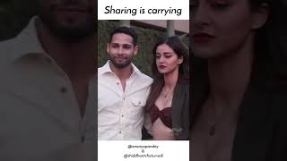 Siddhant chaturvedi sharing jacket with Ananya pandey on the promotion of Gehraiyaan [upl. by Vittorio836]