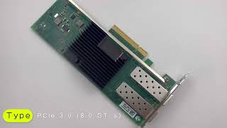 X710 DA2 10Gb Network Adapter Full Height w SFPs [upl. by Alford]