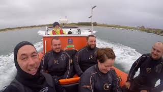 Farne Islands dives seals lobsters and crabs amp a boatload of nutters from AquaSport international [upl. by Leonerd]