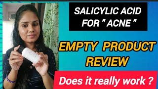 Minimalist Salicylic Acid Cleanser Honest Review  Acne White Bleack HeadsPores skincare video [upl. by Zawde50]