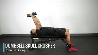 Dumbbell Skull Crusher  OPEX Exercise Library [upl. by Mayes]