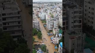 Vijayawada city floods andhrapradesh vijayawadacityfloods [upl. by Goldie]