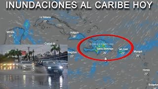 Lluvias esta noche República Dominicana y Puerto Rico Noticias [upl. by Anigal858]